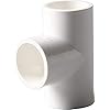 1 1/2" White Slip x Slip x Slip SCH40 PVC TEE
