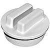 1 1/2"MIP WHITE ALL-PURPOSE PLUG WITH O-RING