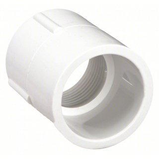 Westlake Pipe & Fittings 2" White Slip x Slip SCH40 Coupling
