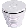 SUPER-PRO 1.5" White Hi-Flo Suction Fitting With Hydrostat Relief Valve
