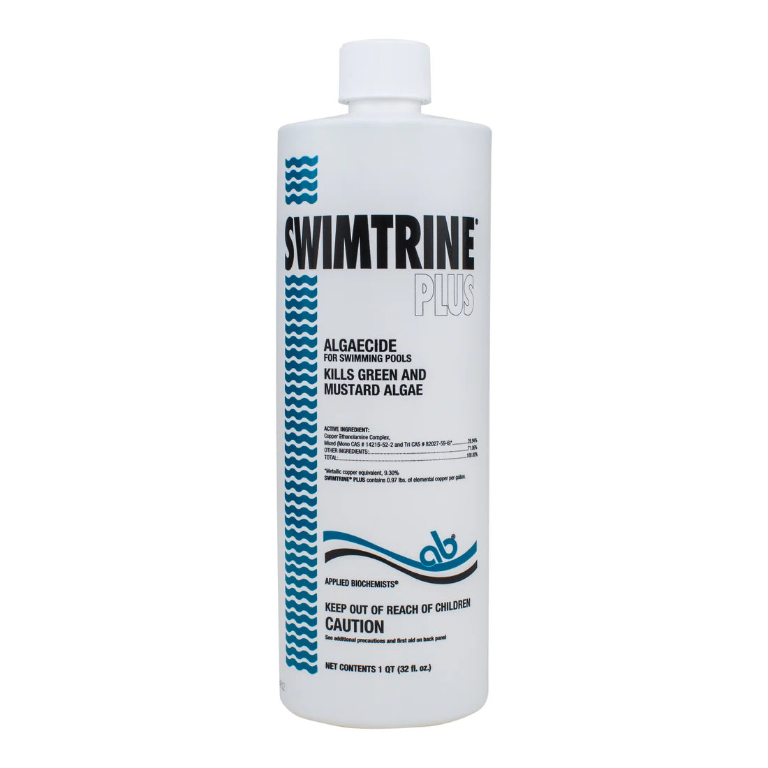 Applied Bio Swimtrine Plus Algaecide 32 fl oz Bottle Mfg. # 4009910