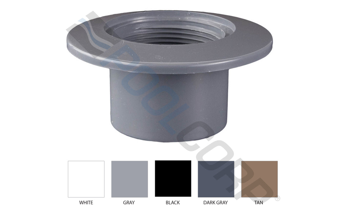 2" FIP x 2" Socket Gray Insider Wall Return Fitting