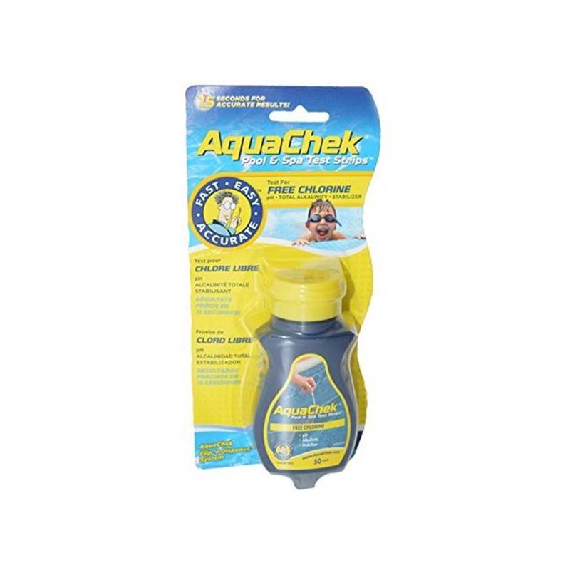 AquaChek 4 Way Chlorine Test Strips 50 Count