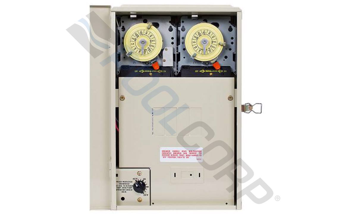 PF1200 Freeze/Heater Protection Panel, 4/8-Breaker, 2 Timers, 240V
