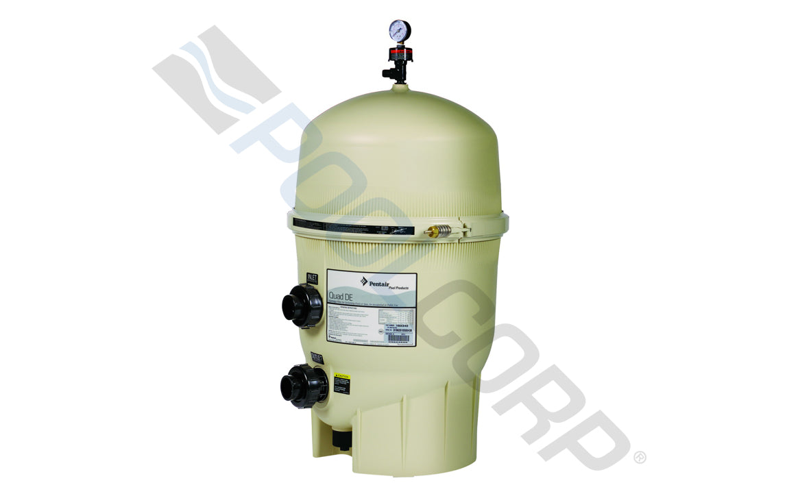 60 SqFt Quad Cartridge Style D.E. Filter