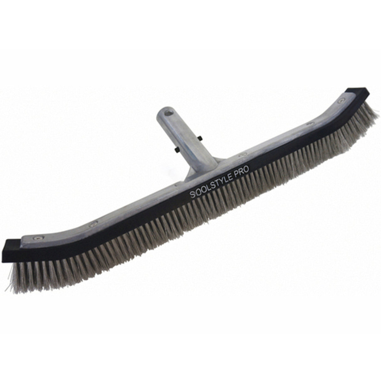 PoolStyle 18" Professional Wall & Algae Brush with Stainless Steel Bristles