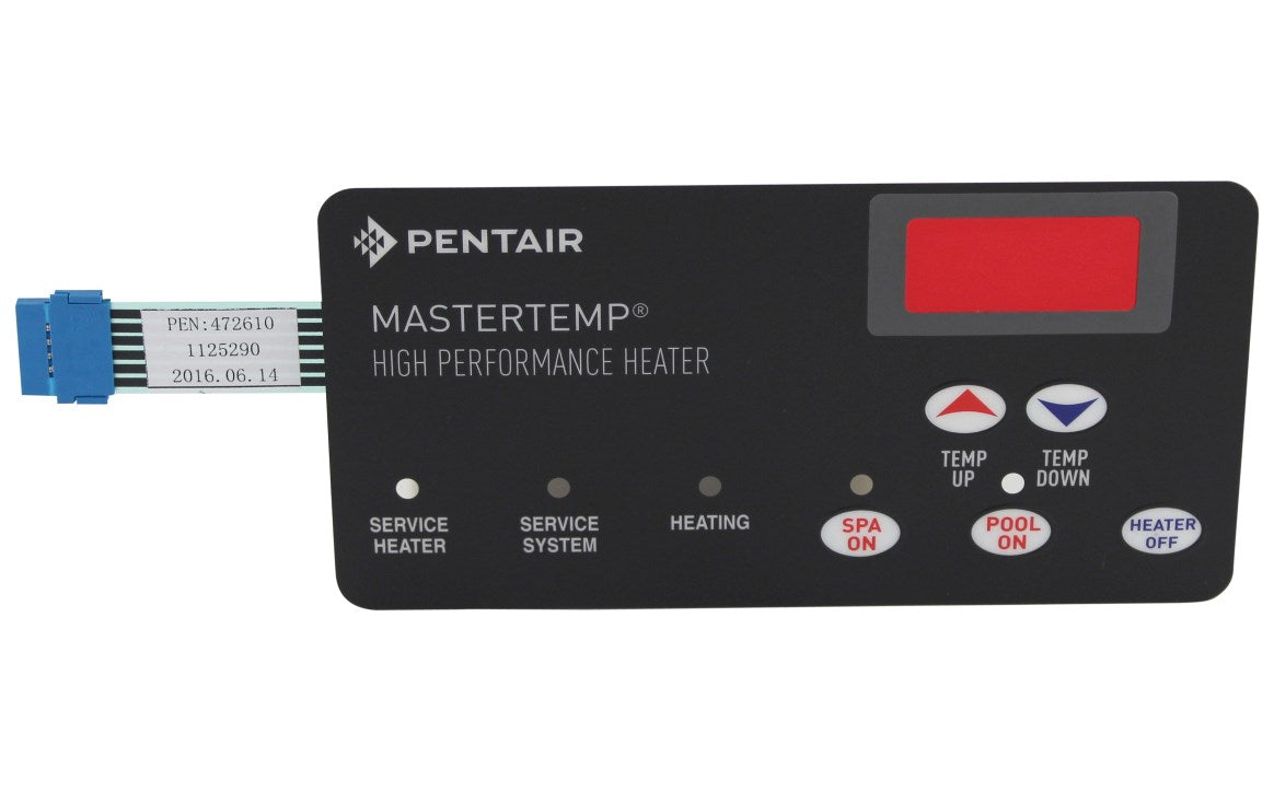5-Button Membrane Pad Kit for MasterTemp® Max-E-Therm Pool and Spa Heater