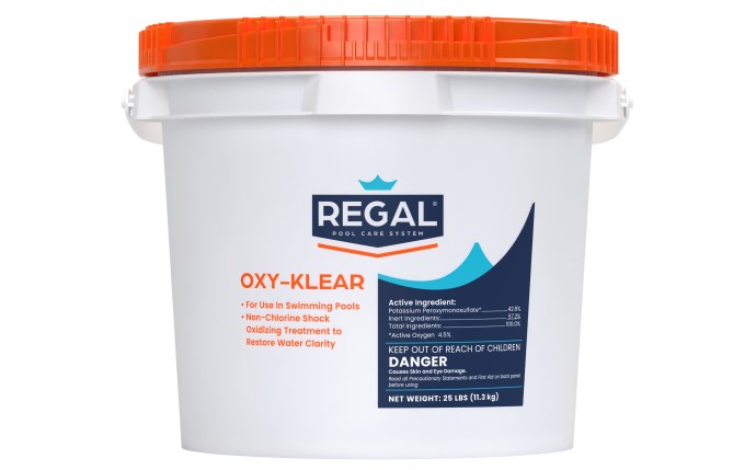 Regal Chemicals 25 lb Oxy Klear Non-Chlor Shock Pail