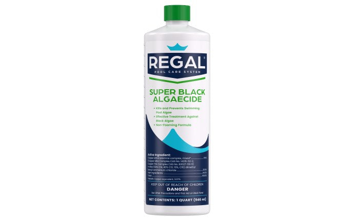 Regal Chemicals 1 qt Super Black Algaecide Bottle