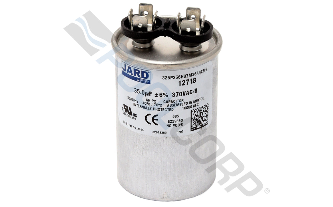 35 MFD 370V Round Run Capacitor