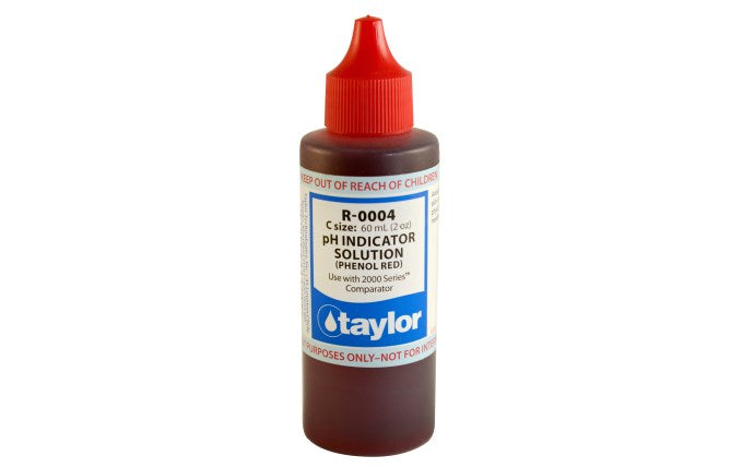 Taylor 2 oz pH Indicator Solution Phenol Red for 2000 Series Dropper Bottle