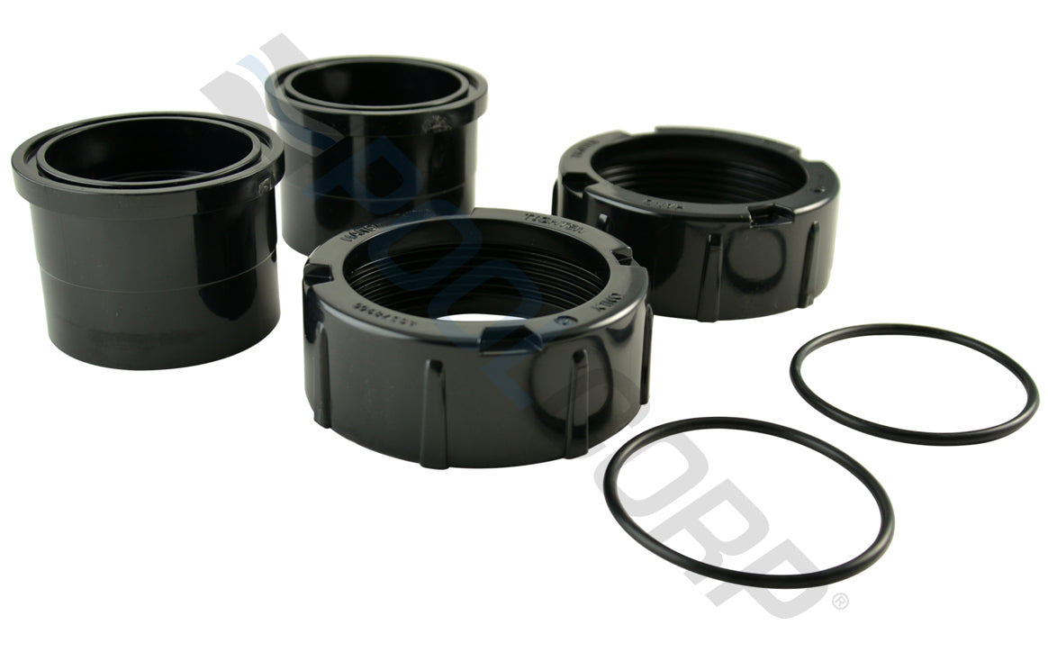 2" x 2 1/2" Tail Piece with O-Ring and Coupling Nut Set of 2