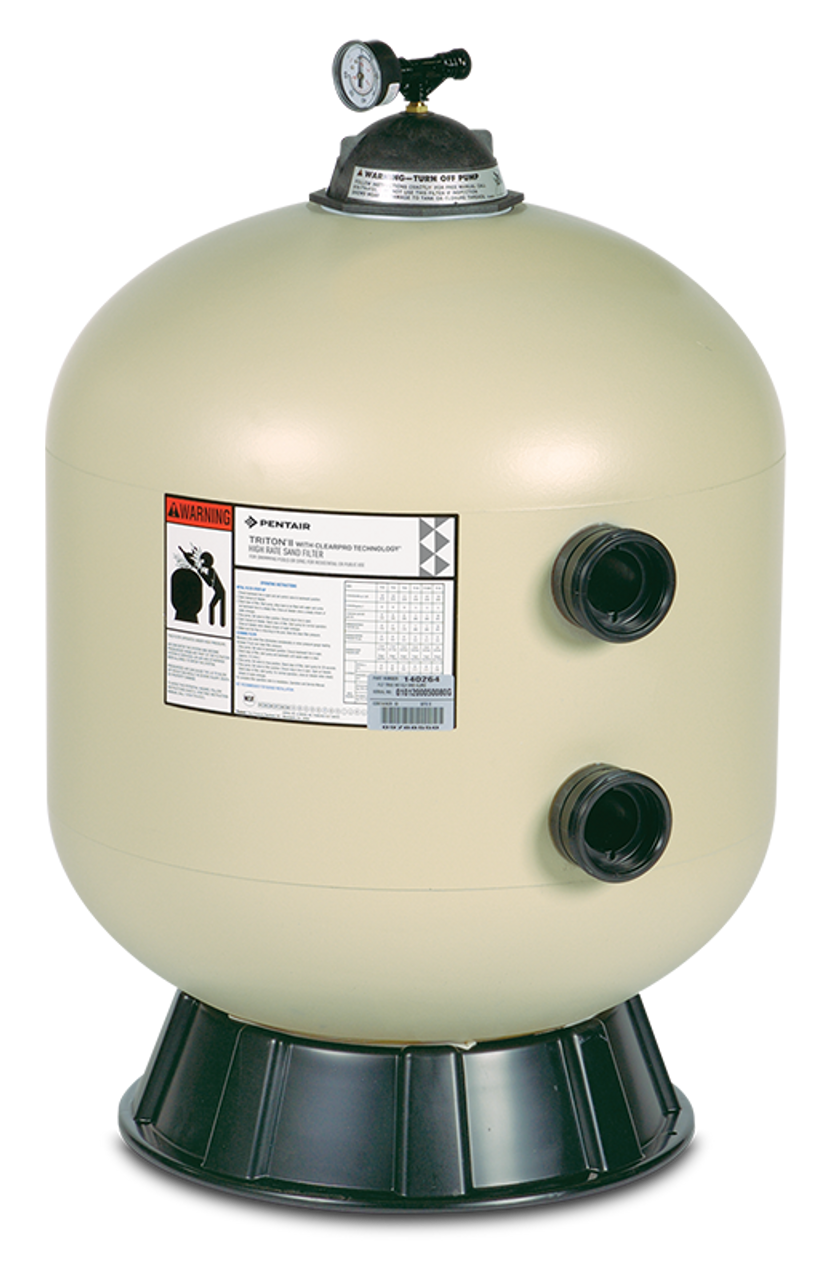 36" Triton® II Side Mount Filter TR 140 Almond