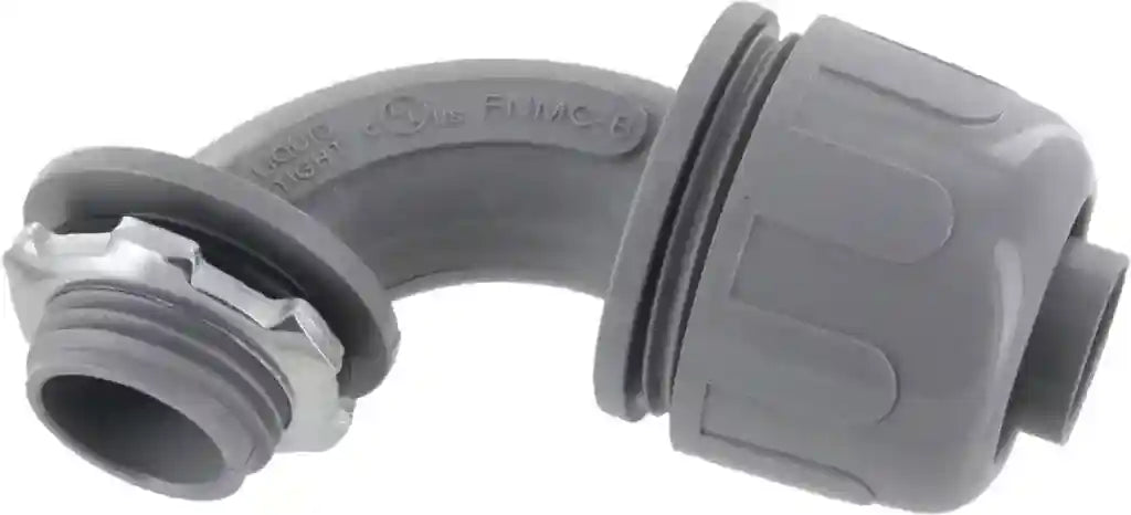 SOUTHWIRE 1/2" 90 Degree Liquid -Tight Connector Gray