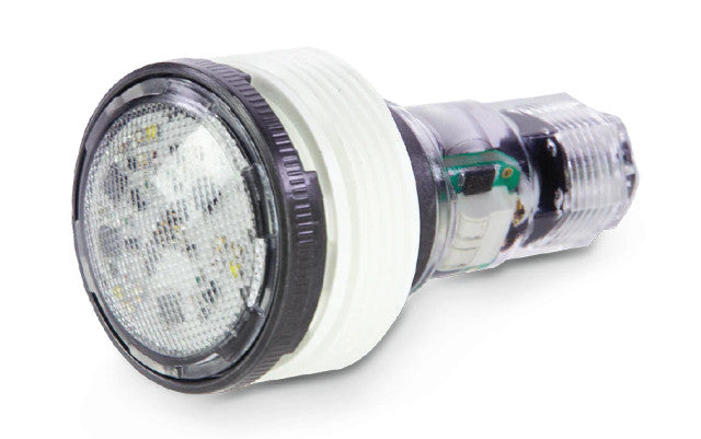 Pentair MicroBrite Color And White LED Pool Light, White, 50' Cord, 12 V, 12 W, 3.5" Long