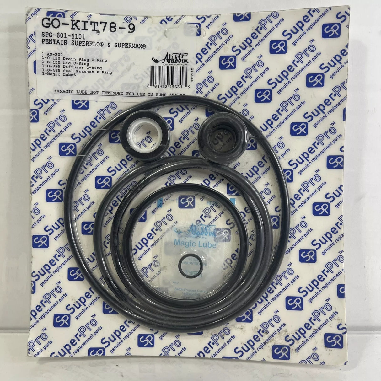 Super-Pro Pentair Superflo Pump Seal Kit