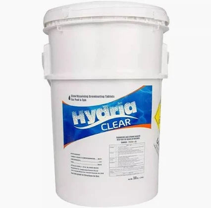 Hydria Clear 50 lb Drum 1" Bromine Tabs