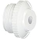 1 1/2" MPT 1/2" Opening White Hydrostream Jet Fitting
