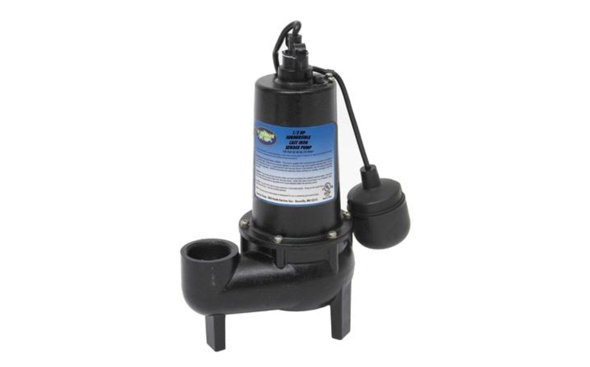 Sump Pump 1/2 HP 25' Cord with Float 2" Discharge