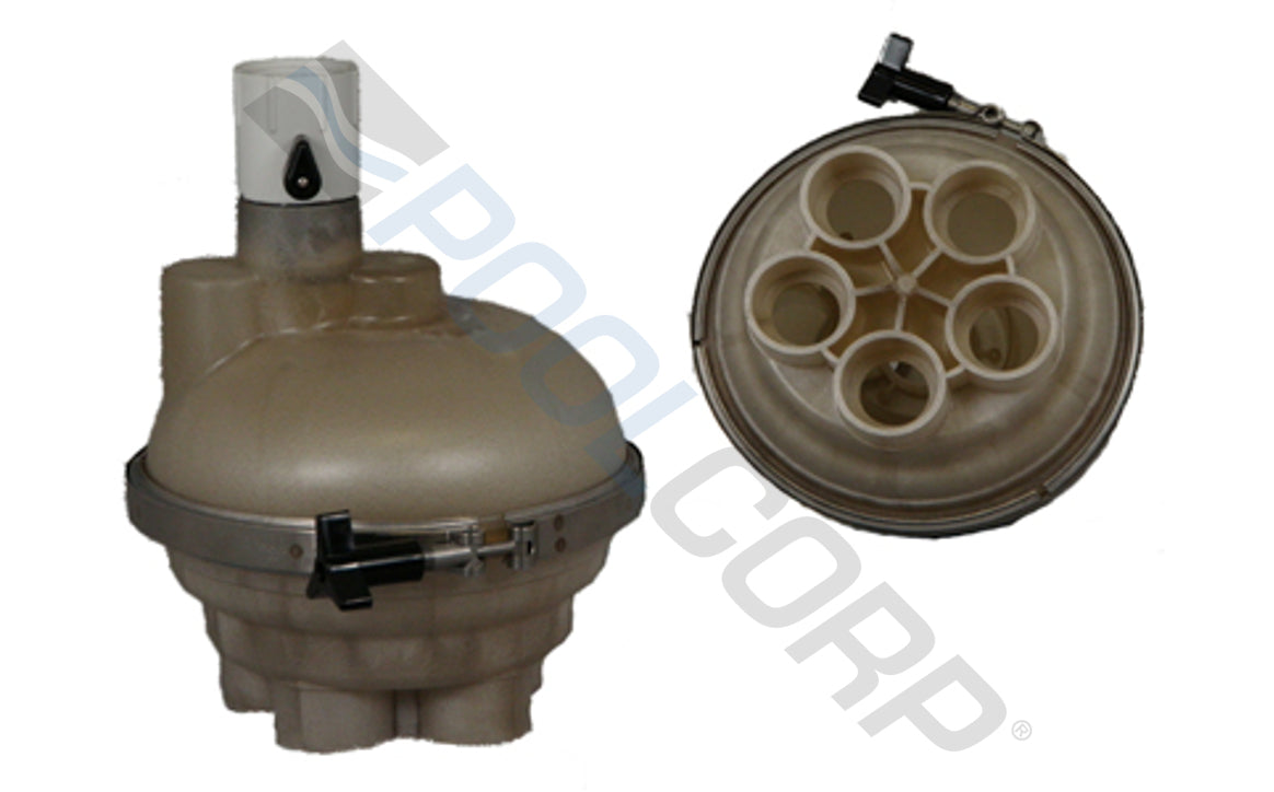 1 1/2'' 5-Port Top Feed T-Valve without QuikStop