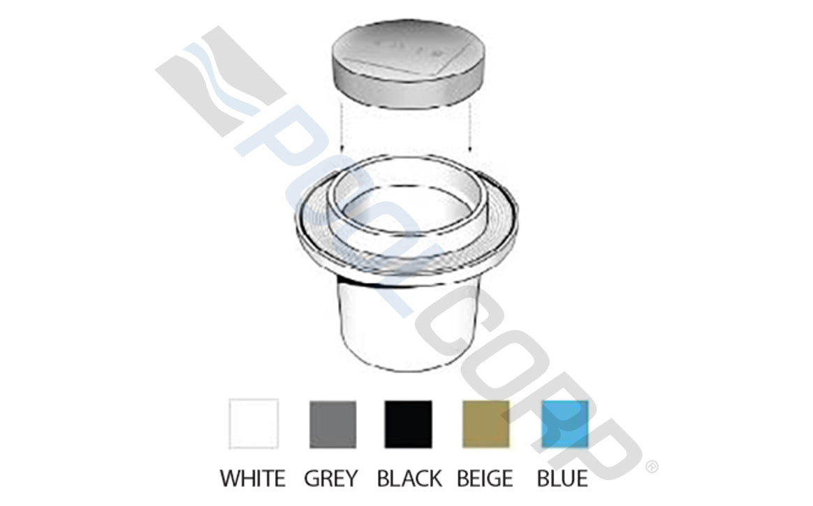 Blue Q360 Jet Collar Housing with Cap