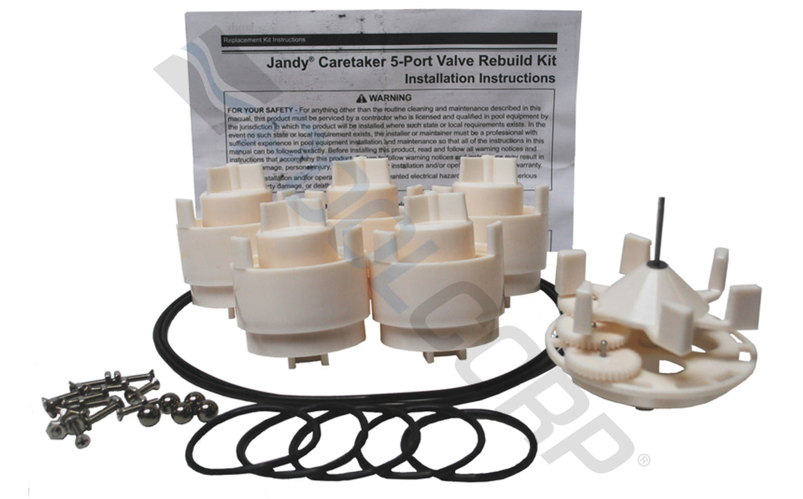 5-Port Water Valve Rebuild Kit for Polaris Vac-Sweep 360 Pool Cleaner