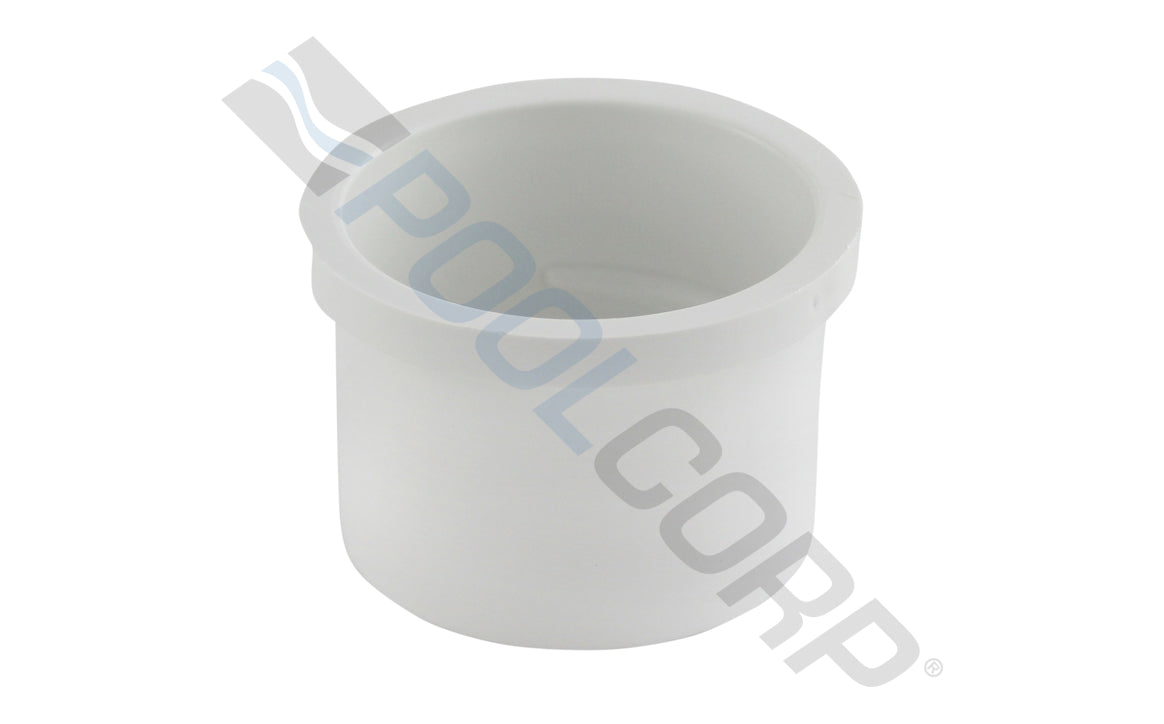 2" WHITE CONCRETE COLLAR