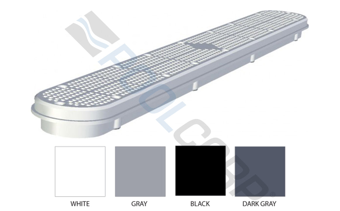 Gray Cover and Frame for 32" Channel Main Drain