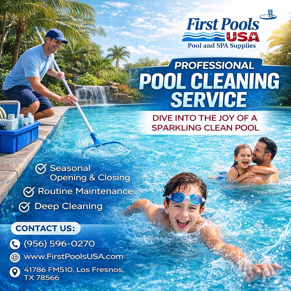 FIRST POOLS USA  Weekly Pool Service ( D )