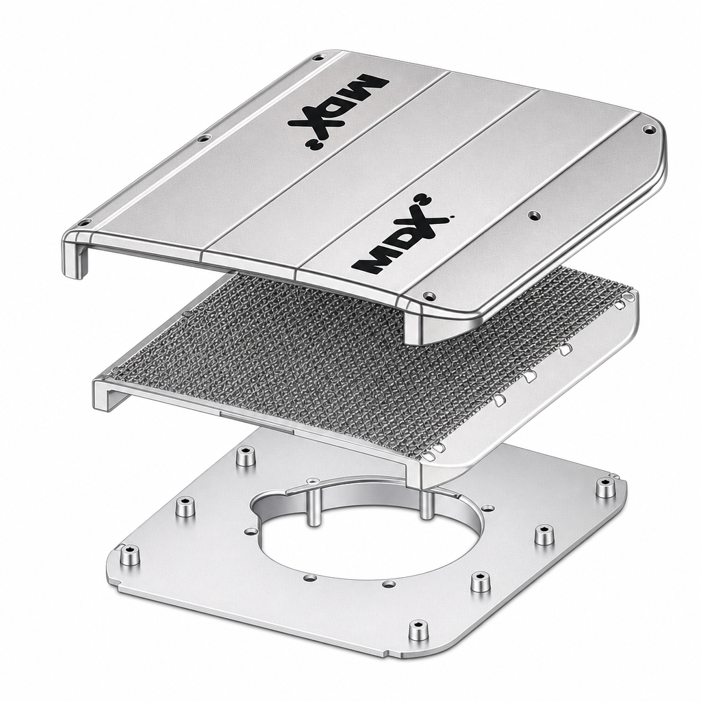 Paramount MDX2 White Retro Debris Drain - Out of Stock (Available for Backorder)