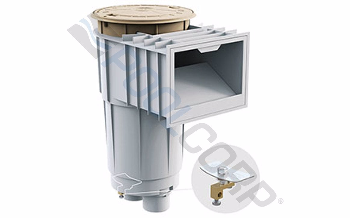 2" SKT Gunite SkimMaster Skimmer with Tan Lid