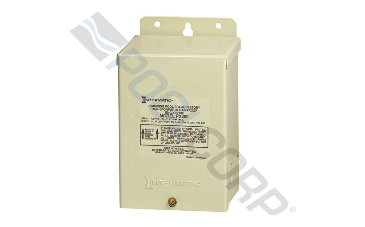 Beige 300W 120V Steel Enclosure PX Pool & Spa Safety Transformer