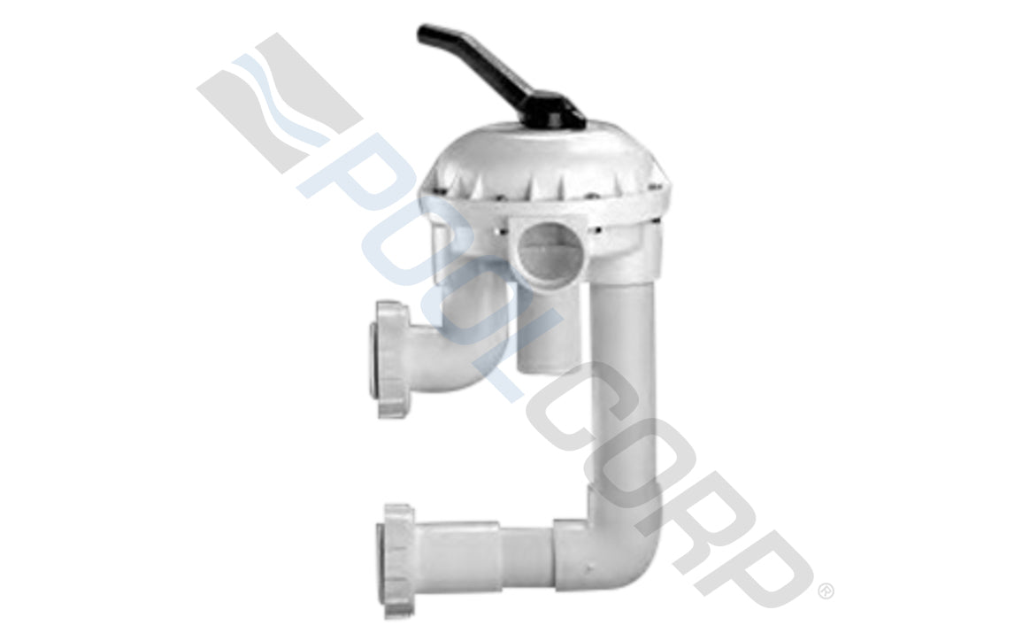 Hi-Flow 2" Valve with Bulkhead Fittings for Quad D.E. and Sand Filters