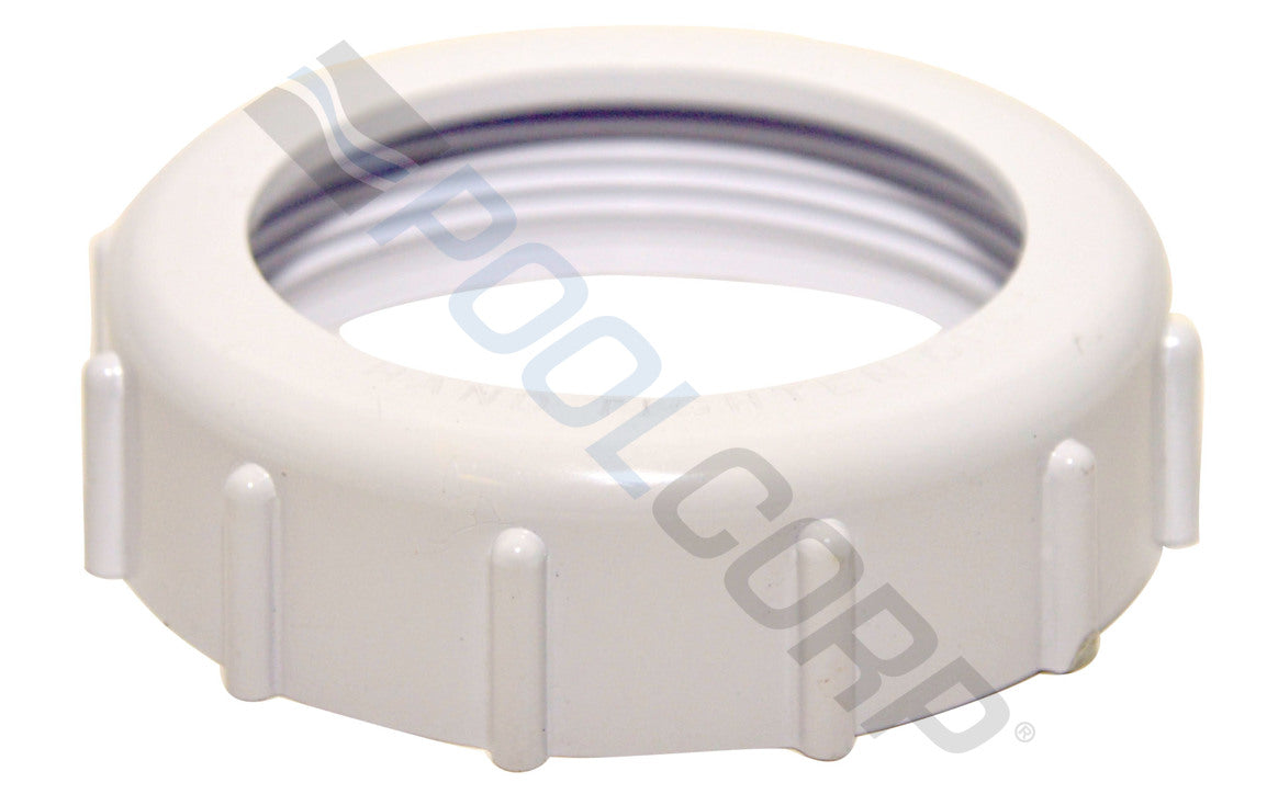 White PVC Bulkhead Adapter Nut