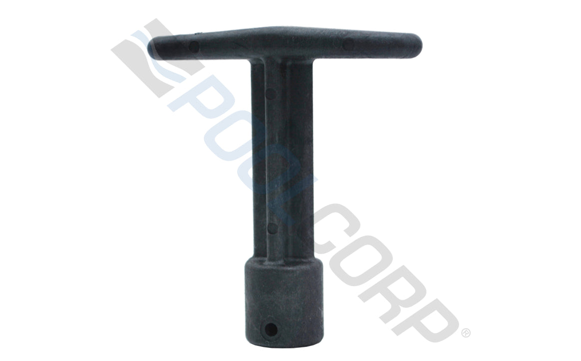 5/8" Black Plastic Tee Handle