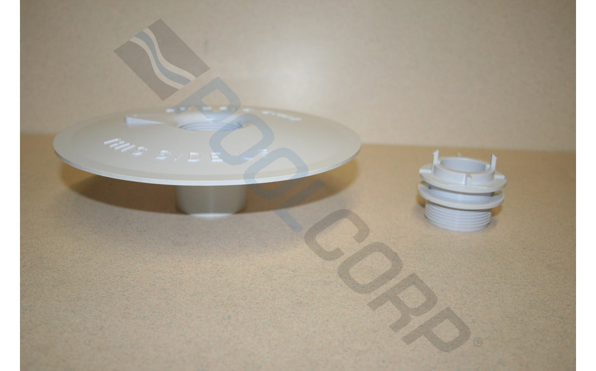 Bermuda Gunite Skimmer Vacuum Plate Assembly White
