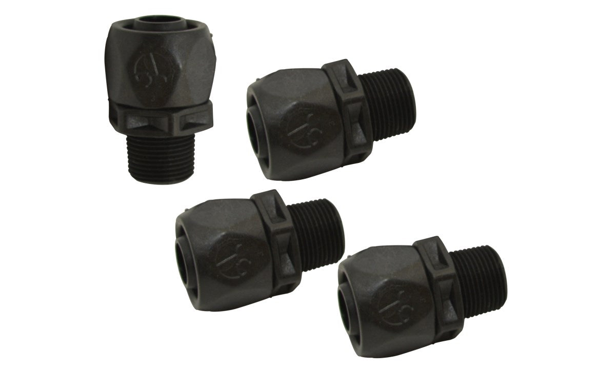 Black Quick Connect Fitting for Polaris Booster Pumps