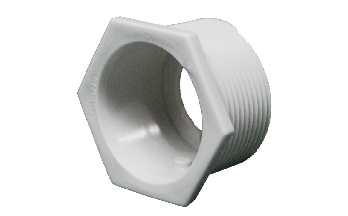 White Universal Wall Fitting
