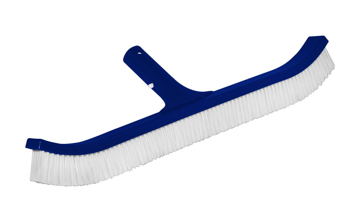 PoolStyle 18" Wall Brush with Poly Bristles and Back