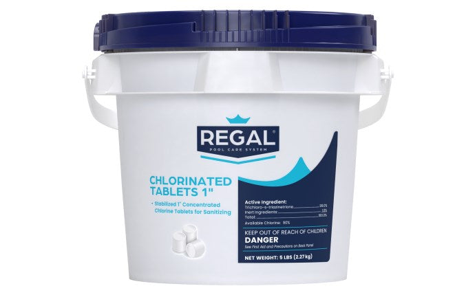 Regal Chemicals 5 lb 1" Chlorinated Tabs Pail