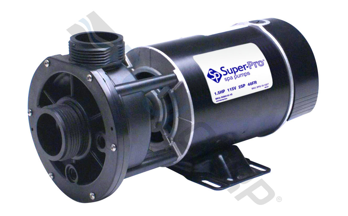 Center Discharge Spa Pump 48 Frame 2 Speed 1.5HP 115V