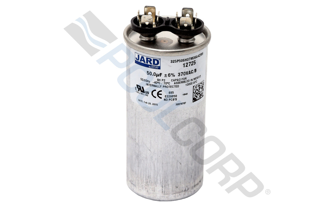 50 MFD 370V Round Run Capacitor