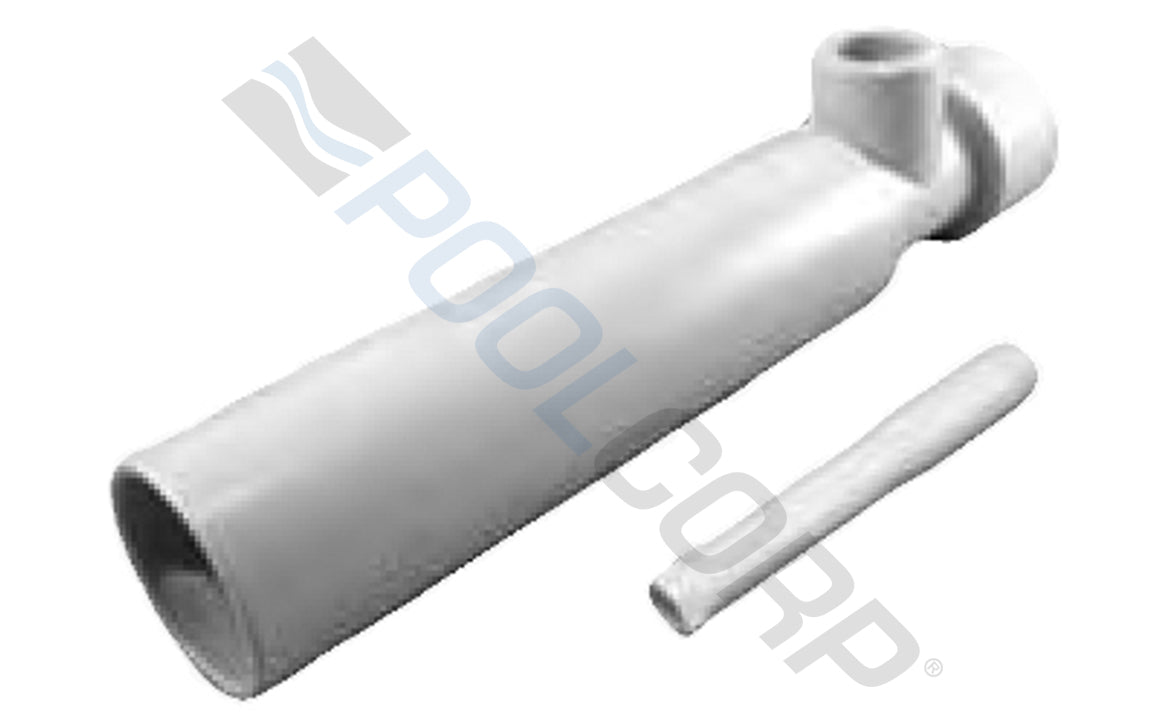 1-1/2" Socket x 1-1/2" Spigot x 1/2" Spigot Gunite Venturi Tee and Components