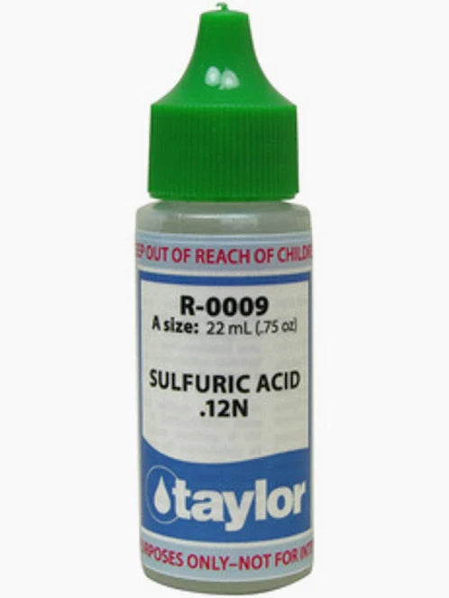 Taylor .75 oz Sulfuric Acid .12N Bottle Dropper
