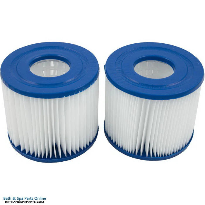 "D"  Type Pool Filter Cartridges, 2-Pack