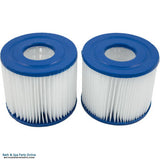 "D"  Type Pool Filter Cartridges, 2-Pack
